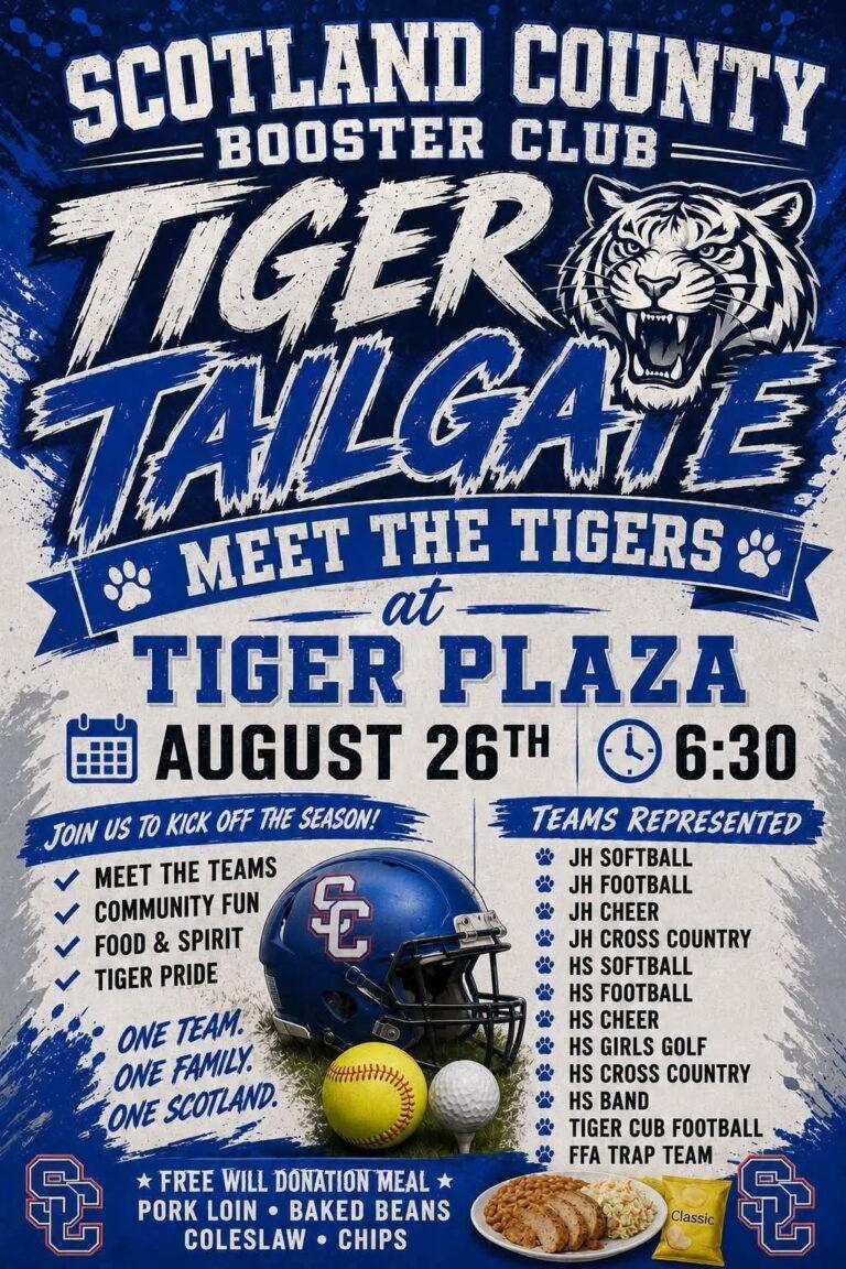 Scotland County R-1 Tiger Tailgate
